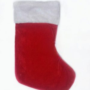 Bota Roja De Peluche x 1