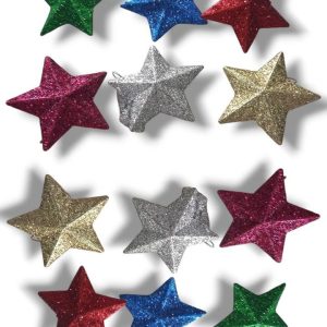 Estrellita Adorno Navidad Varios Colores x6