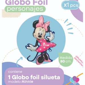 Globo Silueta Minnie Blister x1