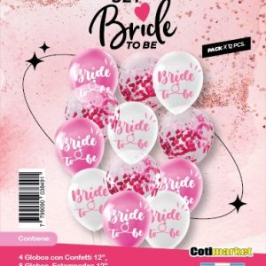 Cloned Set globos BRIDE TO BE