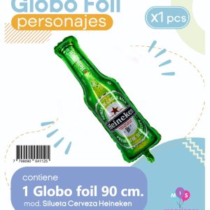Globo Silueta Heineken Blister x1