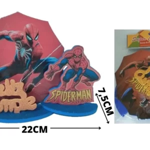 Adorno Goma Eva para torta De Spiderman (Hombre Araña) x1