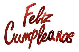 Guirnalda Feliz Cumpleaños Rojo x1