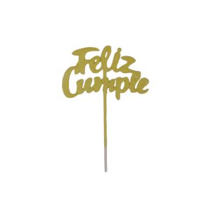 Topper Feliz cumple Estandar para Torta x1 - Imagen 11