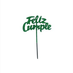Topper Feliz cumple Estandar para Torta x1 - Imagen 13