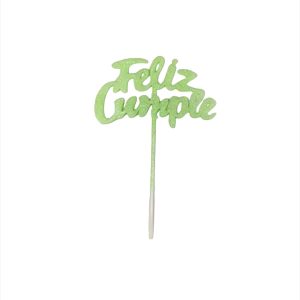 Topper Feliz cumple Estandar para Torta x1 - Imagen 16