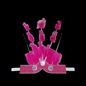 Corona con Plumas "Tesorito" Luminosas x1 - Imagen 9