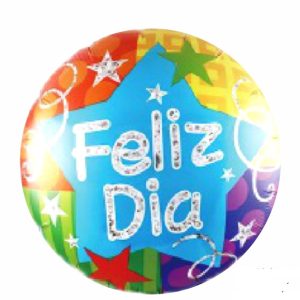 Globo Feliz dia colores 18" x 1