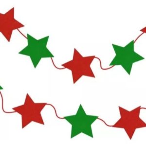 Guirnalda Estrella Navideño x1