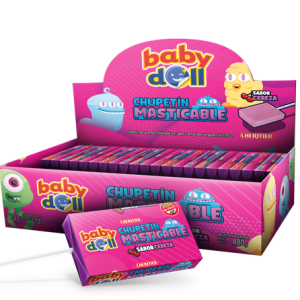 Caja de chupetin Masticable Baby Doll x40