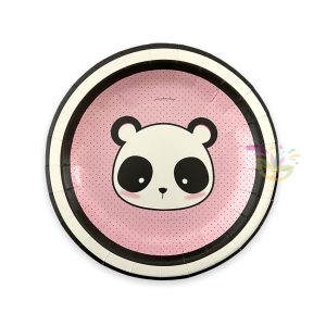 Platos Poli Papel De Panda x 12