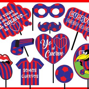 Photo booth prop "cuervo" x12