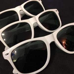 Lentes de sol tipo Ray ban Blanco lisos x 1