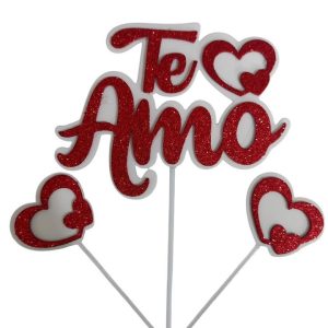 Topper San Valentín "Te Amo" x1
