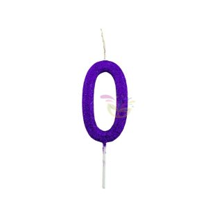 Vela Numero Palito Violeta x 1 - Imagen 11