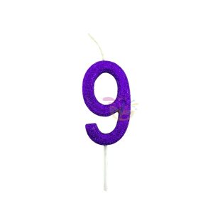 Vela Numero Palito Violeta x 1 - Imagen 10