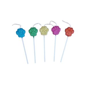 Velas Gibriadas con formas Colores estandar x5 - Imagen 3