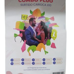Kit combo flúo (carioca) x10 artículos x1