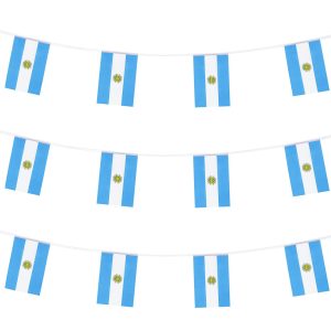 Banderín "Banderitas De Argentina Plasticas x 2 metros" x1