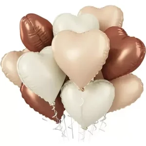 Globo Corazón Nude 18" x1