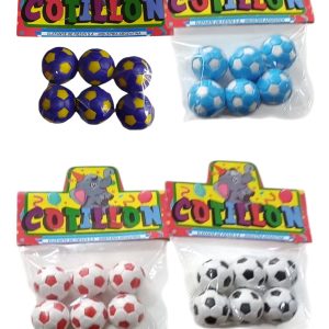 Pelotitas futbol x6
