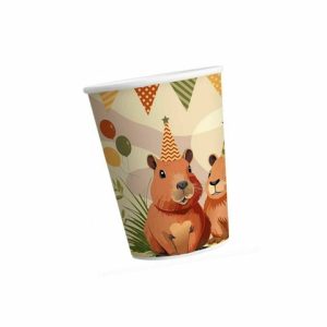 Vaso Poli papel Capibara x8u x1