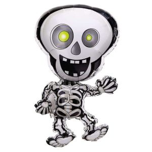 Globo Halloween Esqueleto 50cm x1