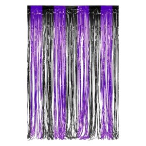Cortina Violeta y Negra x1