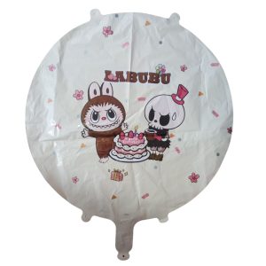 Globo personaje labubu beige 18" x1