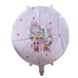 Globo personaje labubu rosa 18" x1