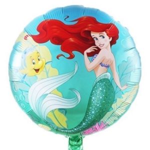Globo personaje La Sirenita 18" x1