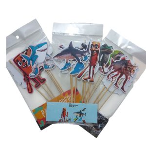 Topper brainrot (tralalero) 6pcs x1