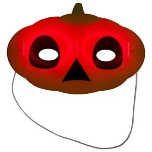 Mascara de Calabaza Neon Halloween x1