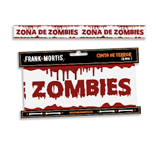 Cinta zombie roja x1