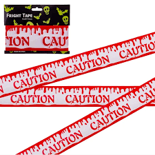 Cinta caution roja x1