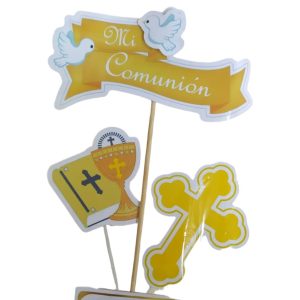 Topper "mi primera comunión" x3