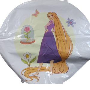 Globo personaje rapunzel c/flor 18" x1