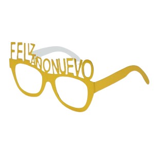 Anteojo de papel feliz año nuevo x4