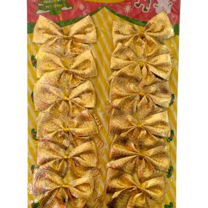 Moño de regalo con brillo 5cm x12 - Imagen 3