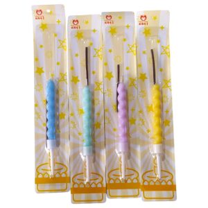 Vela chispita pastel x1
