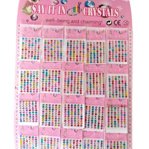 Plancha mini strass multicolor x1
