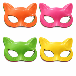 Antifaz liso de gato surtido x12