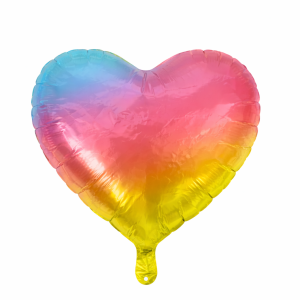 Globo corazon degrade 18" x1