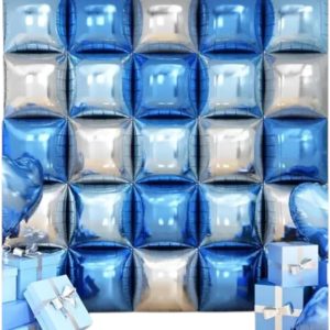 Paneles mylar wall celeste y azul x1