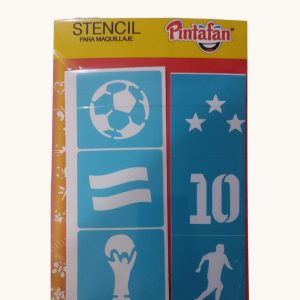 Stencil para maquillaje de argentina x1