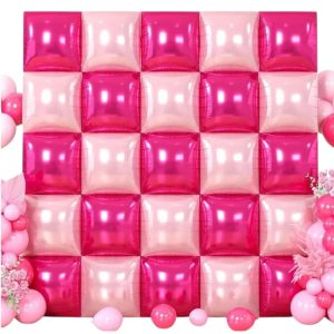 Paneles mylar wall fucsia y rosa x1