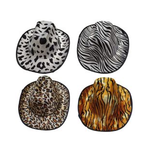 Sombrero cowboy animal print x1