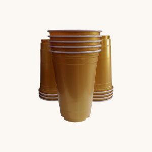 Vasos americano dorado x10