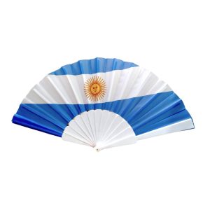 Abanico bandera argentina x1