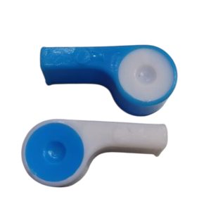 Silbato celeste y blanco economico x12